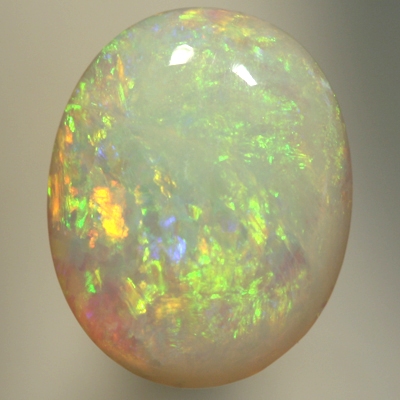 SOLID SEMI BLACK OPAL Citrus fire of orange, yellow and greens. Fresh and bright